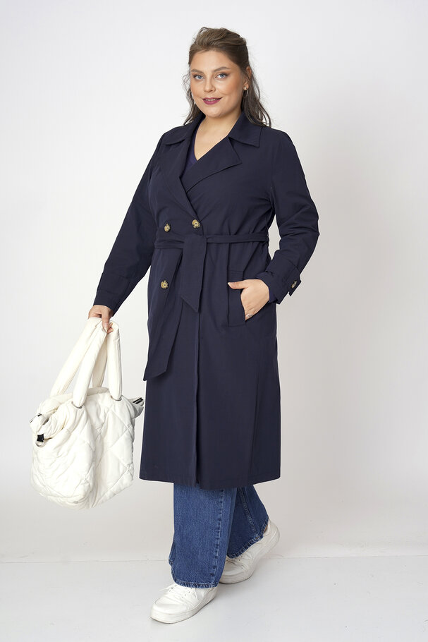 COTTON MIX TRENCH COAT