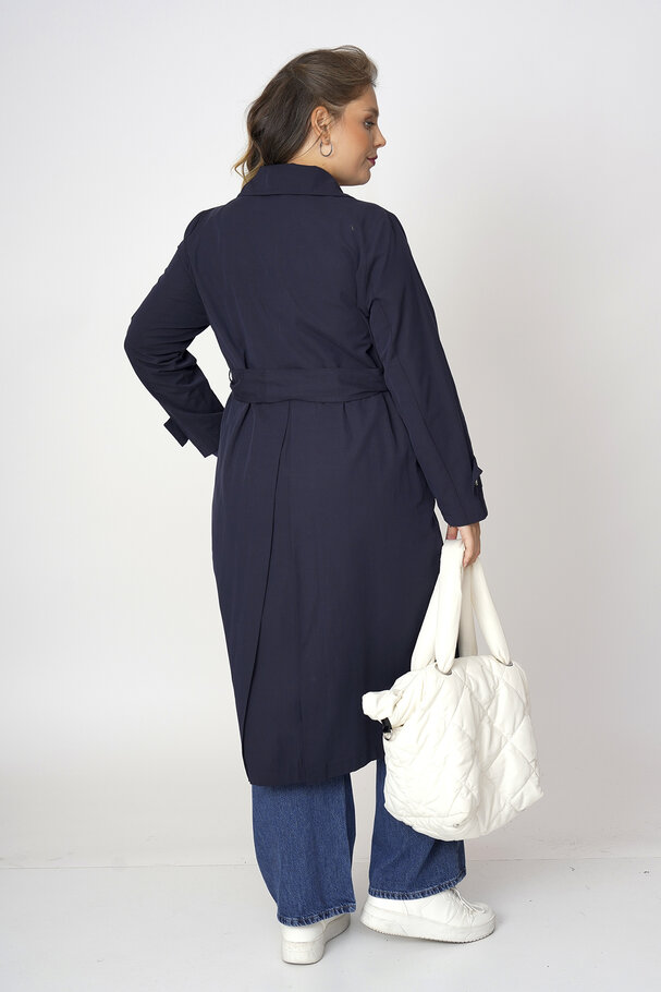 COTTON MIX TRENCH COAT