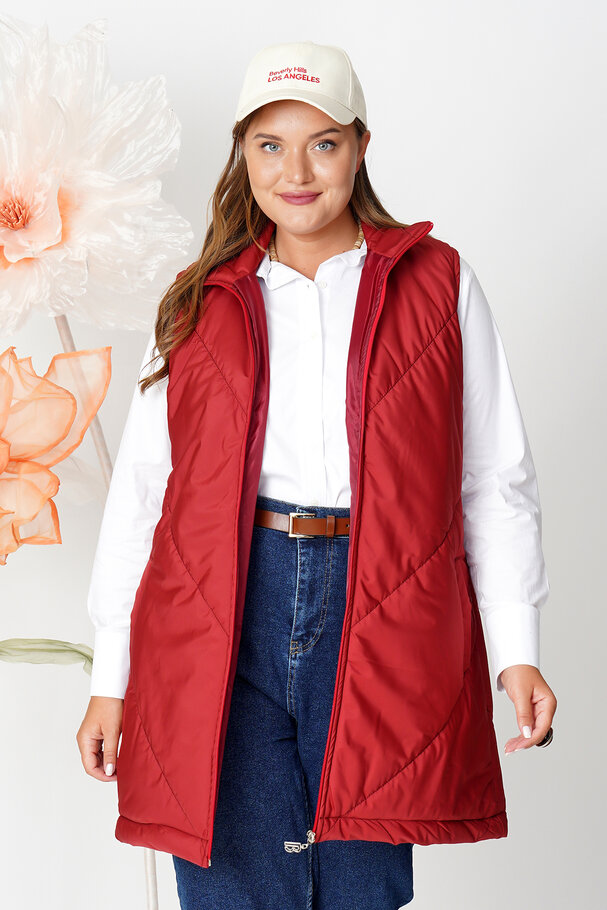 HIGH NECK PUFFER GILET