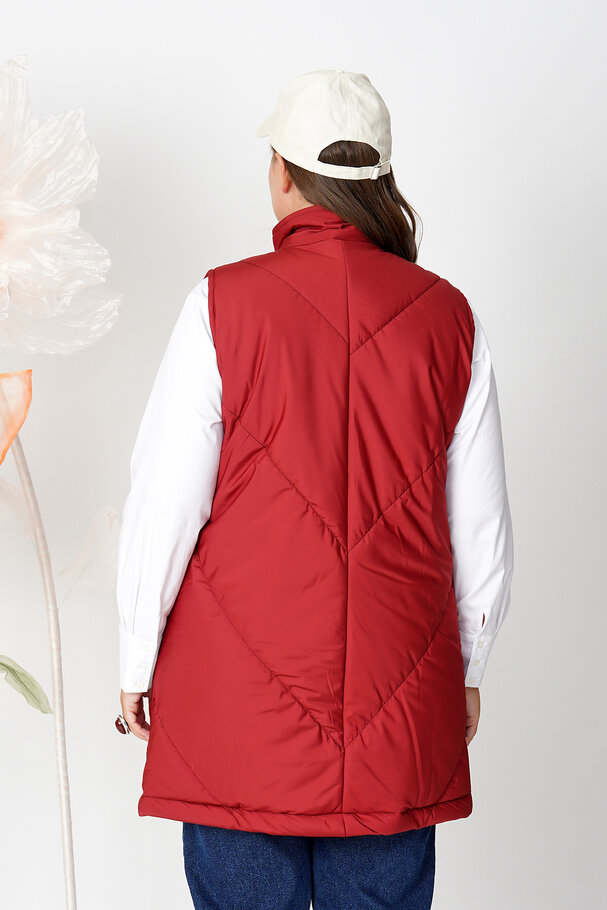 HIGH NECK PUFFER GILET