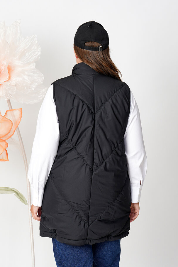 HIGH NECK PUFFER GILET