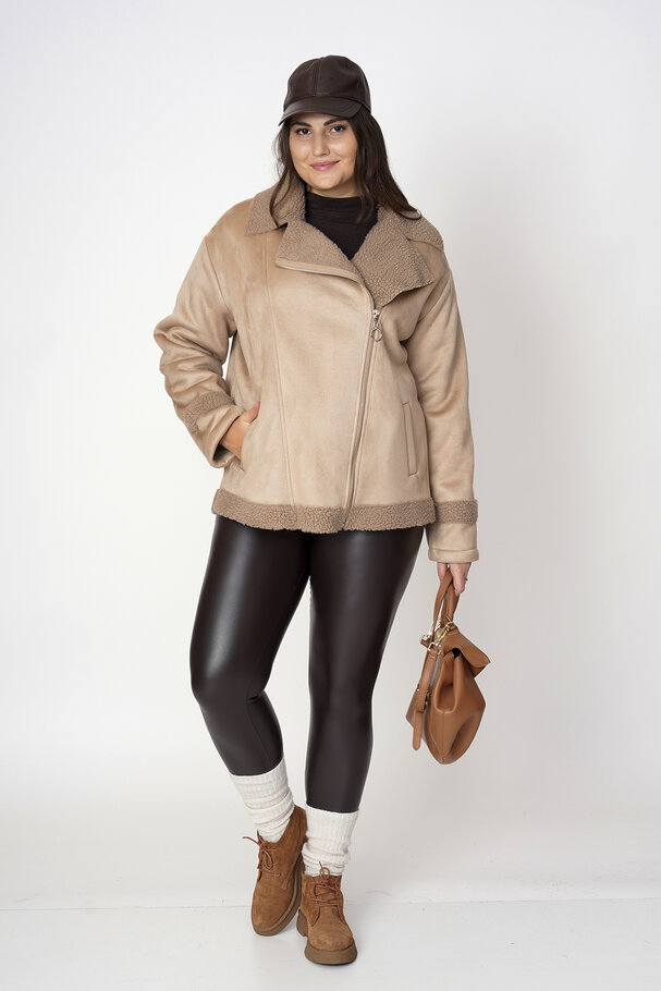 HIGH-WAIST LEATHER LEGGINGS