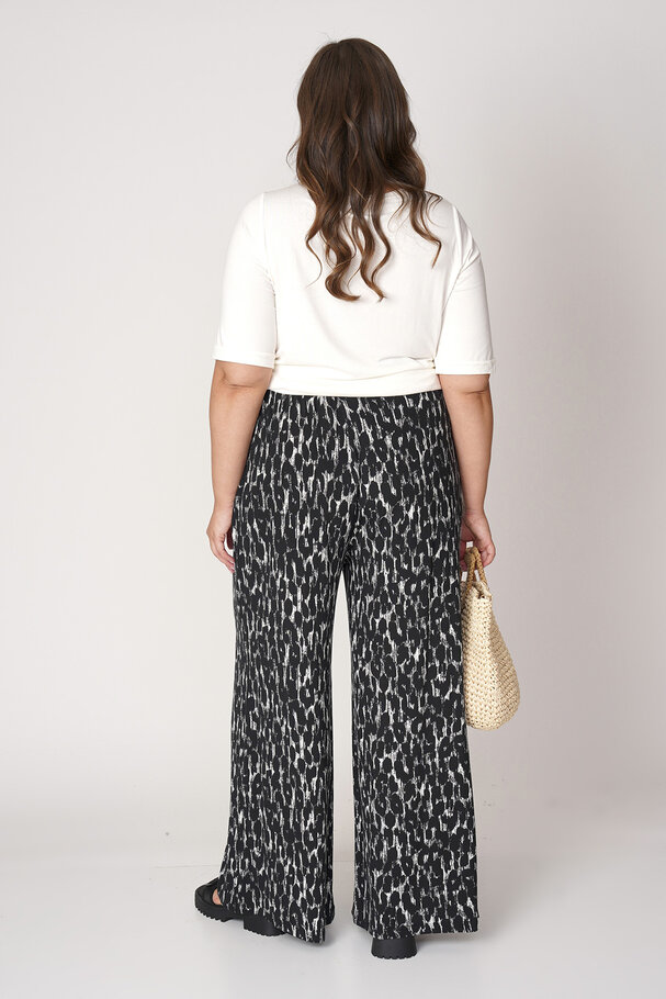 LEOPAR PRINT RELAXED TROUSERS