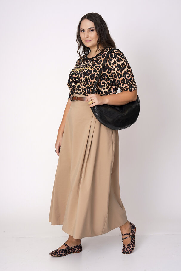 MIDI SKIRT WITH PLEATS