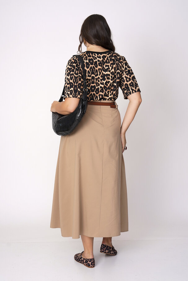 MIDI SKIRT WITH PLEATS