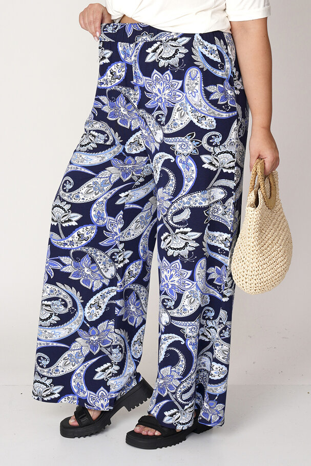 PRINTED RELAXED TROUSERS