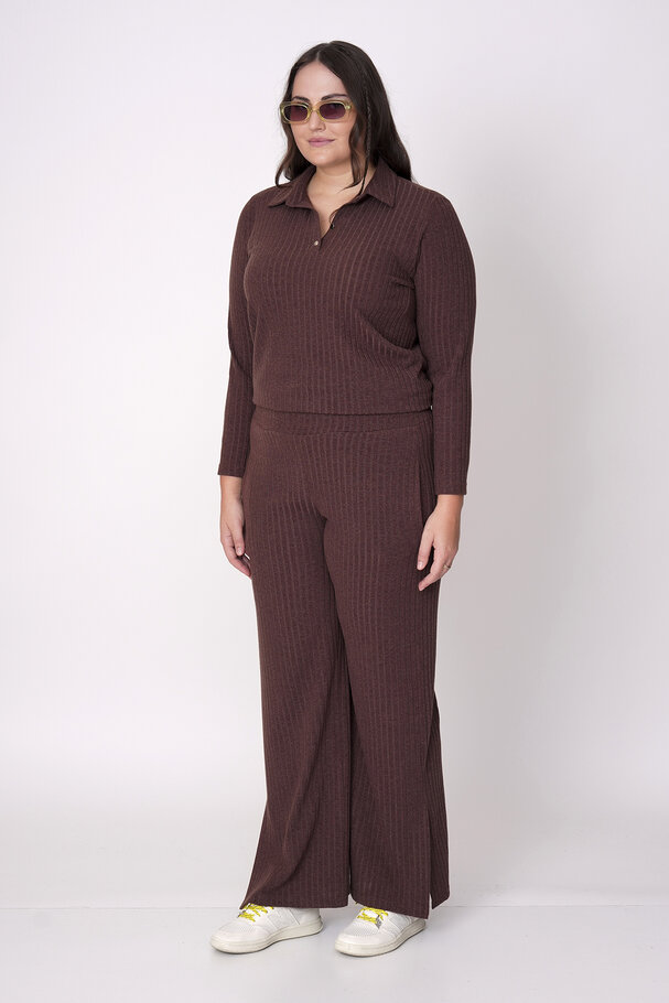 RIBBED HOODIE AND TROUSERS CO-ORD SET