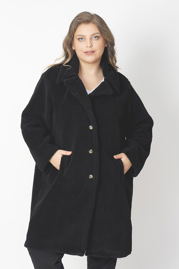 SOFT FAUX SHEARLING COAT