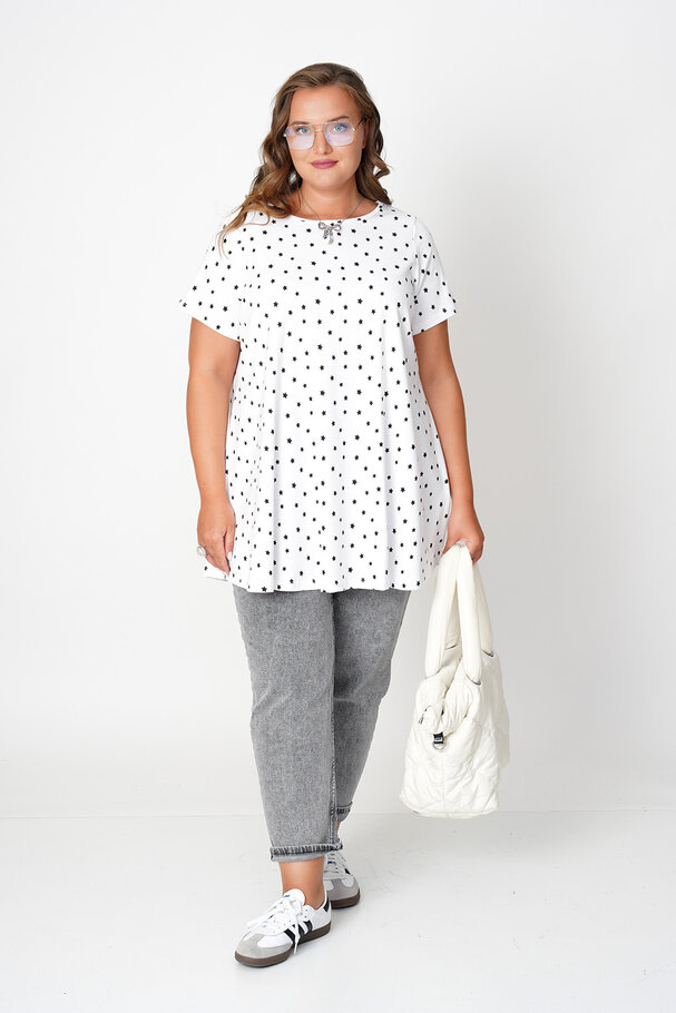 STAR PRINT COTTON T-SHIRT