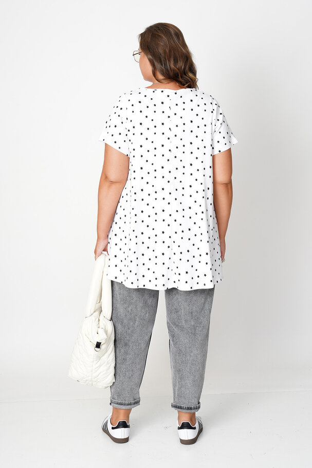 STAR PRINT COTTON T-SHIRT