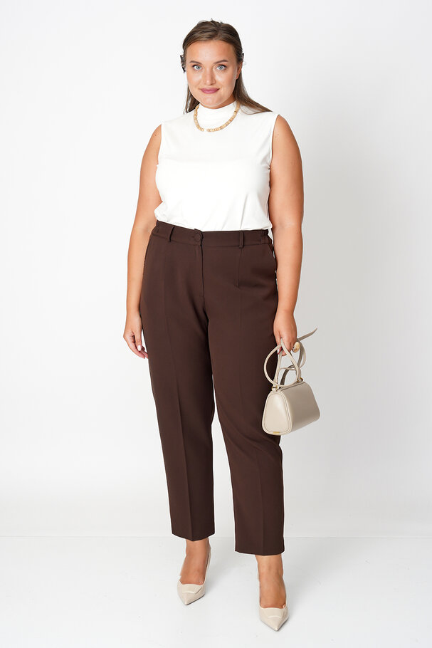 STRAIGHT-LEG TROUSERS