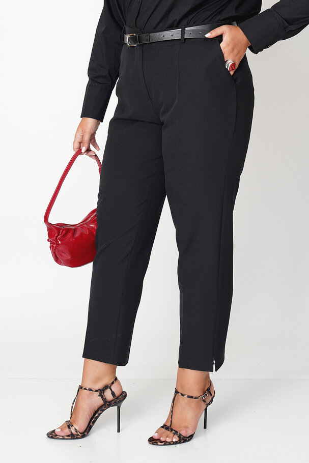 STRAIGHT-LEG TROUSERS