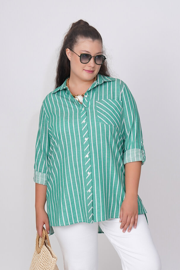 STRIPED COTTON SHIRT