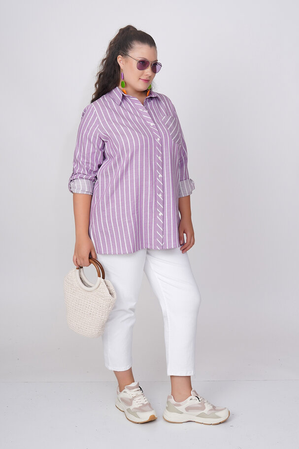 STRIPED COTTON SHIRT