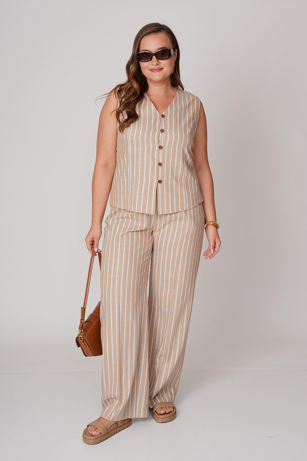 TAILORED WAISTCOAT-TROUSERS SET