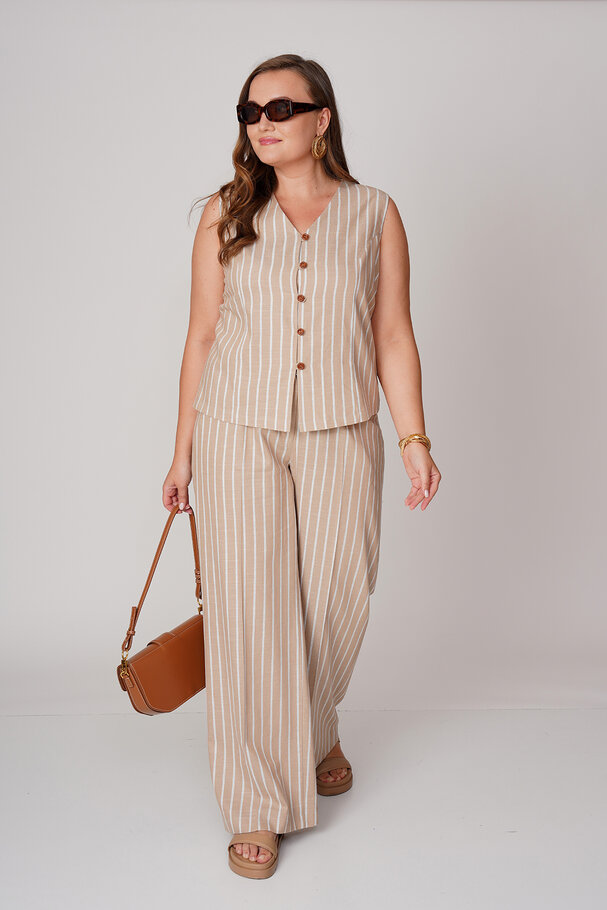 TAILORED WAISTCOAT-TROUSERS SET