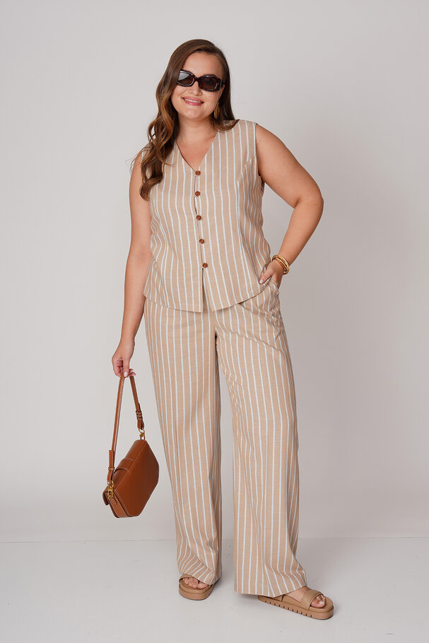 TAILORED WAISTCOAT-TROUSERS SET