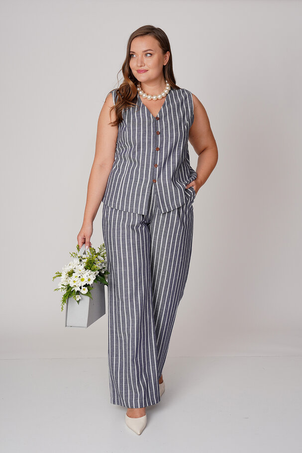 TAILORED WAISTCOAT-TROUSERS SET