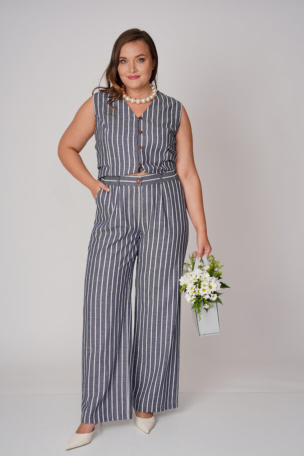 TAILORED WAISTCOAT-TROUSERS SET