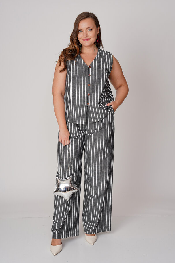 TAILORED WAISTCOAT-TROUSERS SET