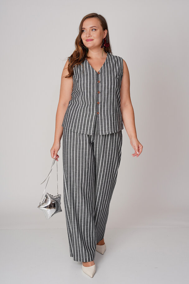 TAILORED WAISTCOAT-TROUSERS SET