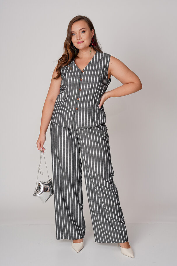 TAILORED WAISTCOAT-TROUSERS SET