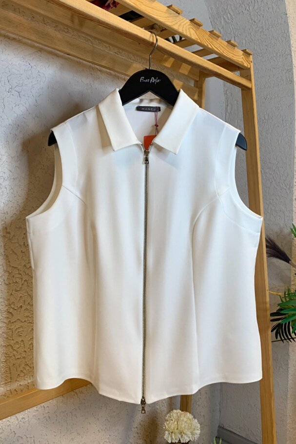 WAISTCOAT WITH ZIPPER