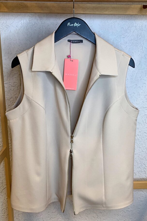 WAISTCOAT WITH ZIPPER