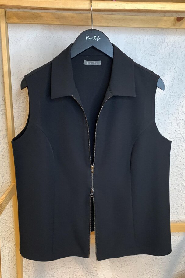 WAISTCOAT WITH ZIPPER