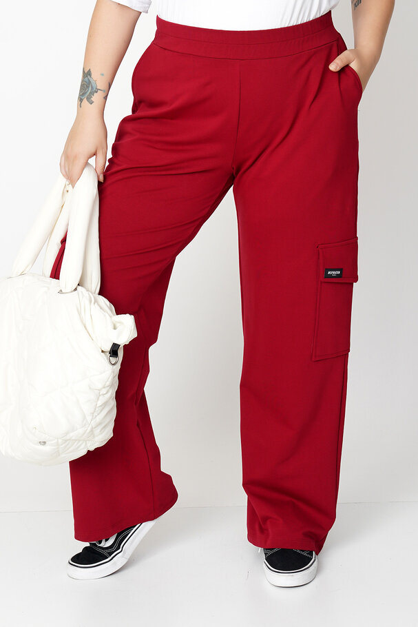 WIDE-LEG CARGO TROUSERS