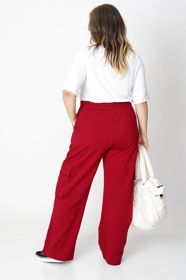 WIDE-LEG CARGO TROUSERS