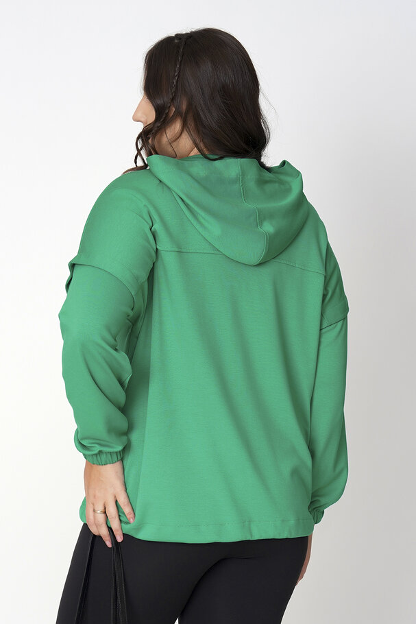 ZIPPED SWEATSHIRT